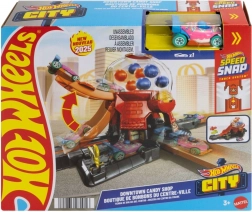 Zestaw do zabawy Hot Wheels City Sklep z gumami do żucia i autko