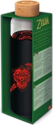 Szklana butelka z pokrowcem 585 ml Zelda