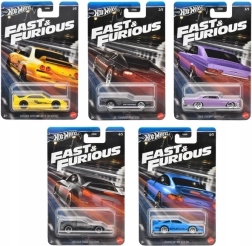 Hot Wheels Fast & Furious – kolekcjonerskie auta 1:64, mix modeli