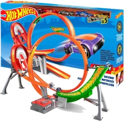Hot Wheels Power Shift Raceway – tor wyścigowy z pętlą i 5 autami