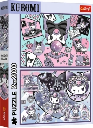 Puzzle KUROMI psoty 2×200 elementów