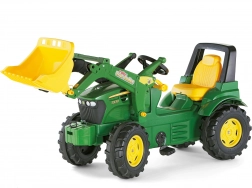 traktor na pedały JOHN DEERE 7930 z przednią łyżką załadunkową Rolly Toys