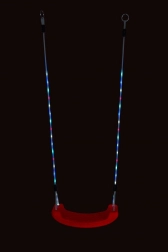 2Kids Toys plastikowa świecąca huśtawka dla dzieci – czerwona