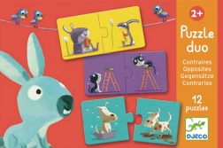 DJECO Duo puzzle Przeciwieństwa