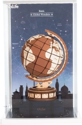 Wyświetlacz z Globusem i Cudami Świata