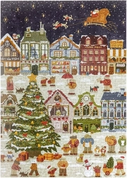 RoboTime puzzle Wigilijny wieczór szczeniąt 1000 elementów