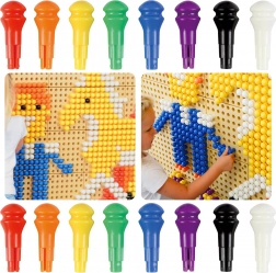 Kolorowe kołeczki do naukowej tablicy Masterkidz