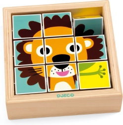 Drewniana przekładanka Zwierzątka Djeco