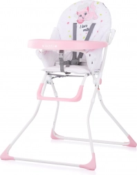 Krzesełko do karmienia Teddy od Chipolino – Blush