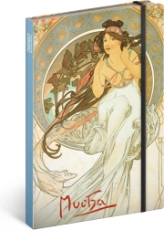NOTIQUE notes Alfons Mucha – Muzyka, w linie