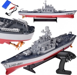 RC okręt wojenny LHD-881 w skali 1:390