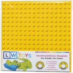 Podkładka do budowania Junior żółta 16x16