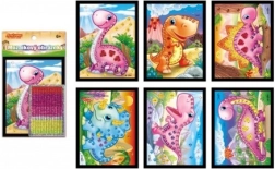 Mozaika Mini Dinozaur Błyszczący 10x12 cm