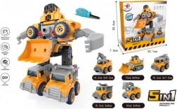 Robot 5w1 zmienialny na pojazdy DIY