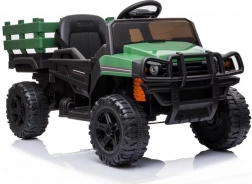 Dziecięcy samochód elektryczny zielony