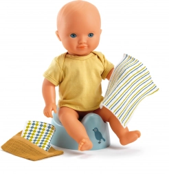 Nocnik dla lalek DJECO Potty & Wipes