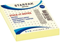 Stick-it karteczki samoprzylepne żółte 7,5 cm