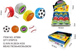 Jo-jo sportowa piłeczka ze świetlnymi efektami 5,5 cm