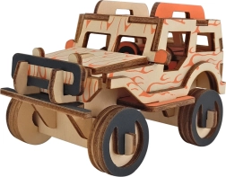 Drewniane 3D puzzle Jeep