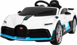 Dziecięcy samochód elektryczny BUGATTI Divo 12V z pilotem, kołami EVA i LED