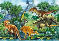 Puzzle Dolina Dinozaurów 260 elementów