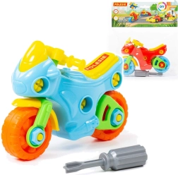 Motocykl do skręcania dla dzieci z narzędziami