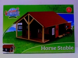 Kids Globe Farming drewniana stajnia dla koni 1:24