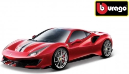 Metalowy model Bburago Ferrari 488 Pista 1:24 czerwony