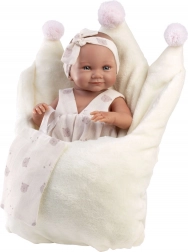 Llorens NEW BORN dziewczynka realistyczna lalka z winylowym ciałem
