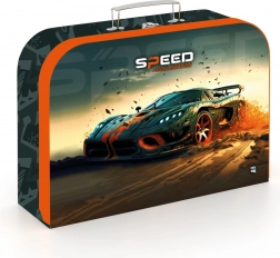 Dziecięca walizka laminowana Auto 34 cm