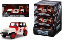Metalowy model Jeep Wrangler Jurassic Park 1:32 z otwieranymi drzwiami
