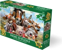 Puzzle 3D Uśmiechnięte zwierzęta domowe