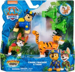 Figurki Psiego Patrolu: Jungle Patrol, Chase i Tracker