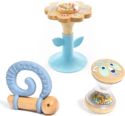 DJECO zestaw prezentowy grzechotek i gryzaków dla niemowląt