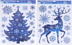 Świąteczna dekoracja okienna 41 × 29 cm