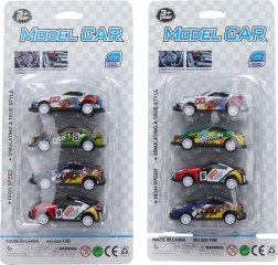 Zestaw autek 6,5 cm - 4 sztuki