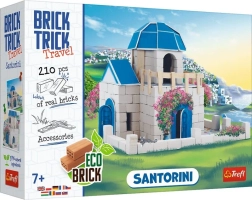 Zestaw konstrukcyjny z cegieł BRICK TRICK Travel Santorini, 210+ elementów