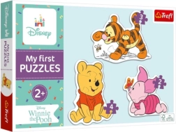 Baby puzzle Kubuś Puchatek 3w1 (2, 3 i 4 elementy) – Trefl