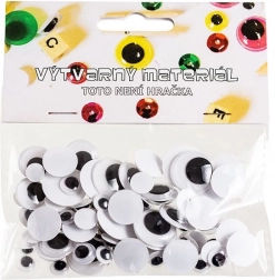 Oczy z ruchomą źrenicą do tworzenia