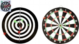 Tarcza do darta 41 cm z 6 lotkami, dwustronna
