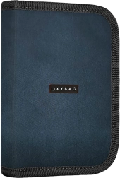 Piórnik 1-poziomowy, 2 klapki, pusty UNICOLOR niebieski