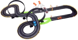 Duży tor wyścigowy z 2 samochodami, długość trasy 787 cm