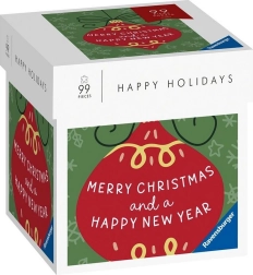RAVENSBURGER Puzzle Happy Holidays: Wesołych Świąt i Szczęśliwego Nowego Roku 99 elementów
