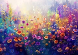 Enjoy Puzzle Kwitnąca Łąka 1000 elementów