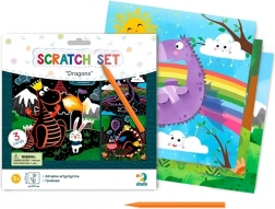 dodo zdrapywane obrazki smoki 20 × 20 cm