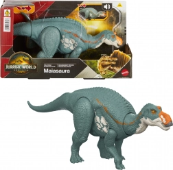 Figurka dinozaura Maiasaura JURASSIC WORLD Rebirth Wild Roar z dźwiękiem 31,5 cm