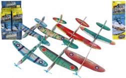Rzutowy samolot piankowy 18 cm – mix wzorów