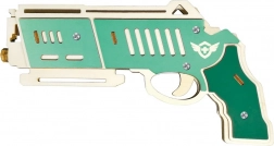 Drewniane puzzle 3D broń na gumki Falcon