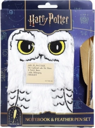 Harry Potter zestaw piśmienniczy Magical Locations (blok A5 i pióro w kształcie pióra)