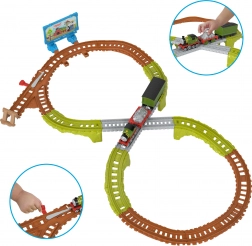 Thomas & Friends – tor kolejowy recyklingowy z lokomotywą Whiff, 17 elementów